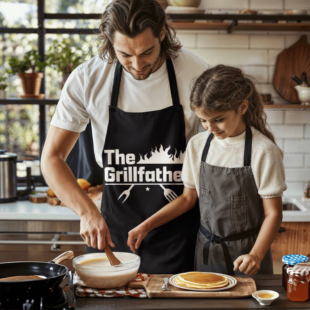 The Grillfather - Apron - Gift for Dad