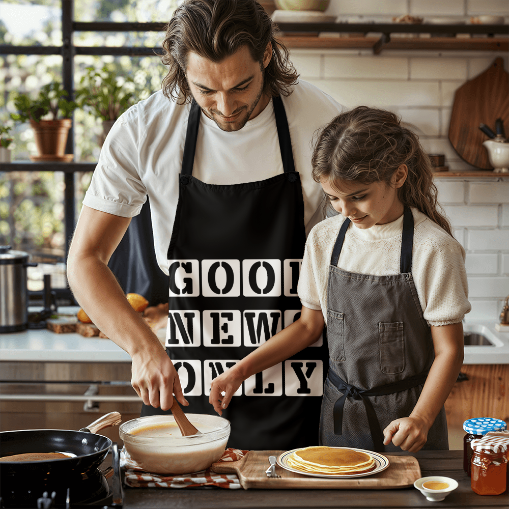 Good News Only - Apron - Gift for Her - Gift for Him