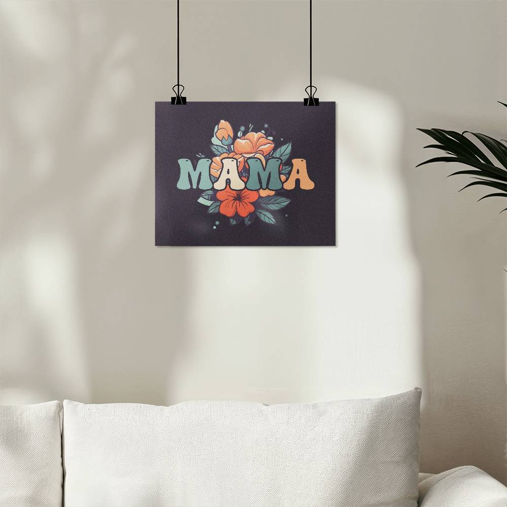 Mama - High Gloss Poster (5:4) - Gift for Mom