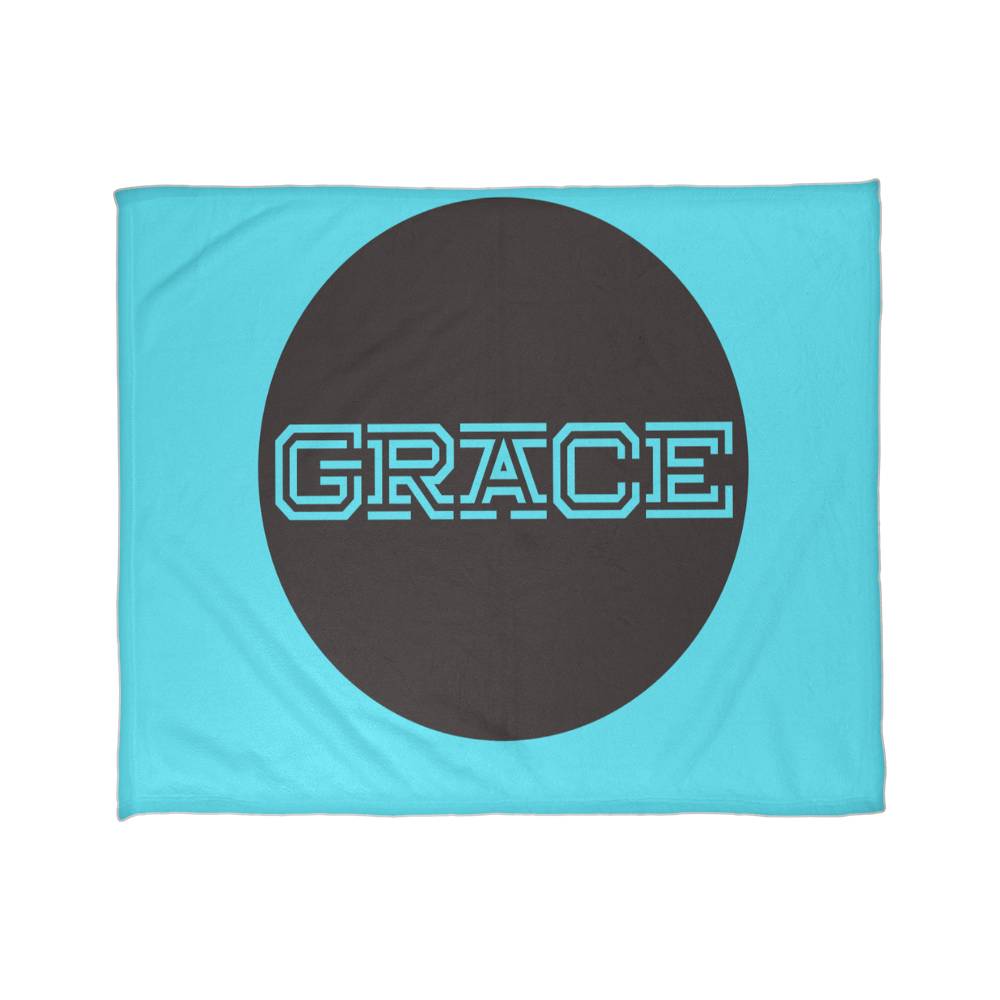 GRACE Coral Fleece Blanket – Gift for Her - Gift for Him