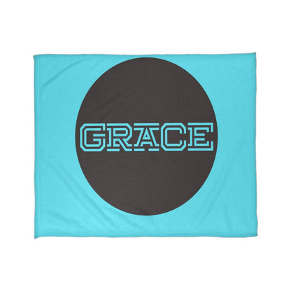 GRACE Coral Fleece Blanket – Gift for Her - Gift for Him