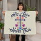 His Love Never Fails - Coral Fleece Blanket (4:3) - Gift for Her