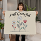 Still Grateful Coral Fleece Blanket – Gift for Her - Gift for Him