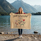 Still Grateful Coral Fleece Blanket – Gift for Her - Gift for Him