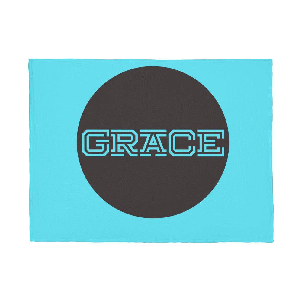 GRACE Coral Fleece Blanket – Gift for Her - Gift for Him