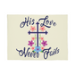 His Love Never Fails - Coral Fleece Blanket (4:3) - Gift for Her