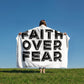 Faith Over Fear (Black) – Coral Fleece Blanket – Gift for Her - Gift for Him