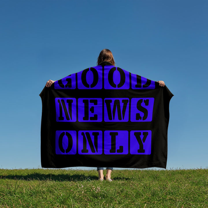 Good News Only Coral Fleece Blanket – Gift for Her - Gift for Him