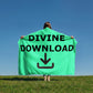 Divine Download Coral Fleece Blanket – Gift for Her - Gift for Him