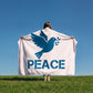 PEACE Coral Fleece Blanket – Gift for Her - Gift for Him