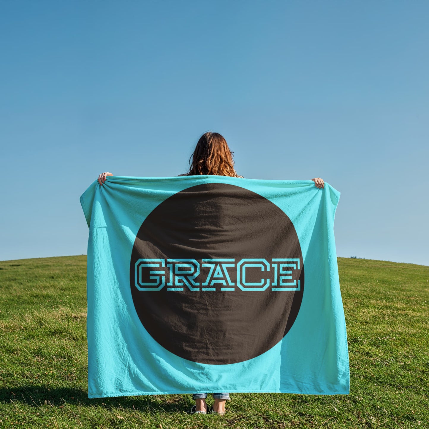 GRACE Coral Fleece Blanket – Gift for Her - Gift for Him