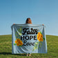 Faith Hope Love Coral Fleece Blanket – Gift for Her - Gift for Him