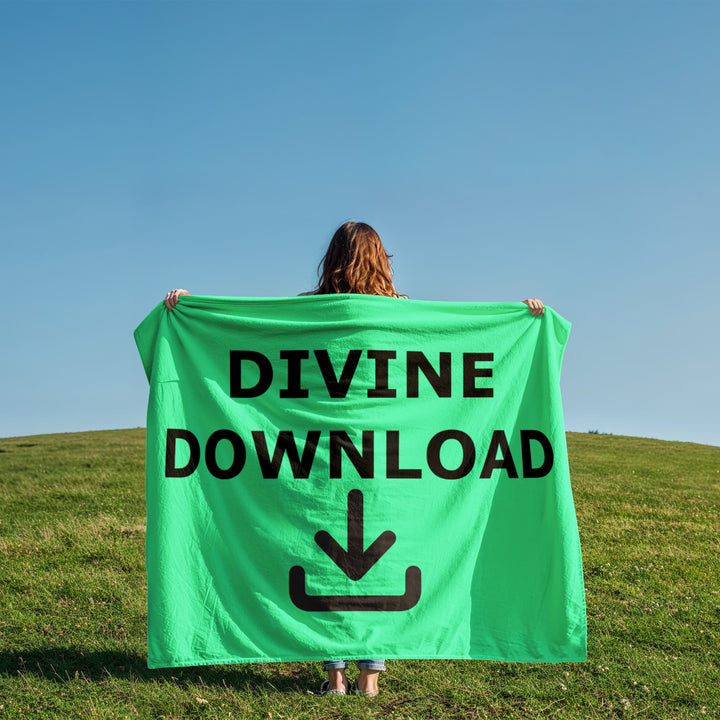 Divine Download Coral Fleece Blanket – Gift for Her - Gift for Him