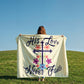 His Love Never Fails - Coral Fleece Blanket (4:3) - Gift for Her