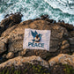 PEACE Coral Fleece Blanket – Gift for Her - Gift for Him