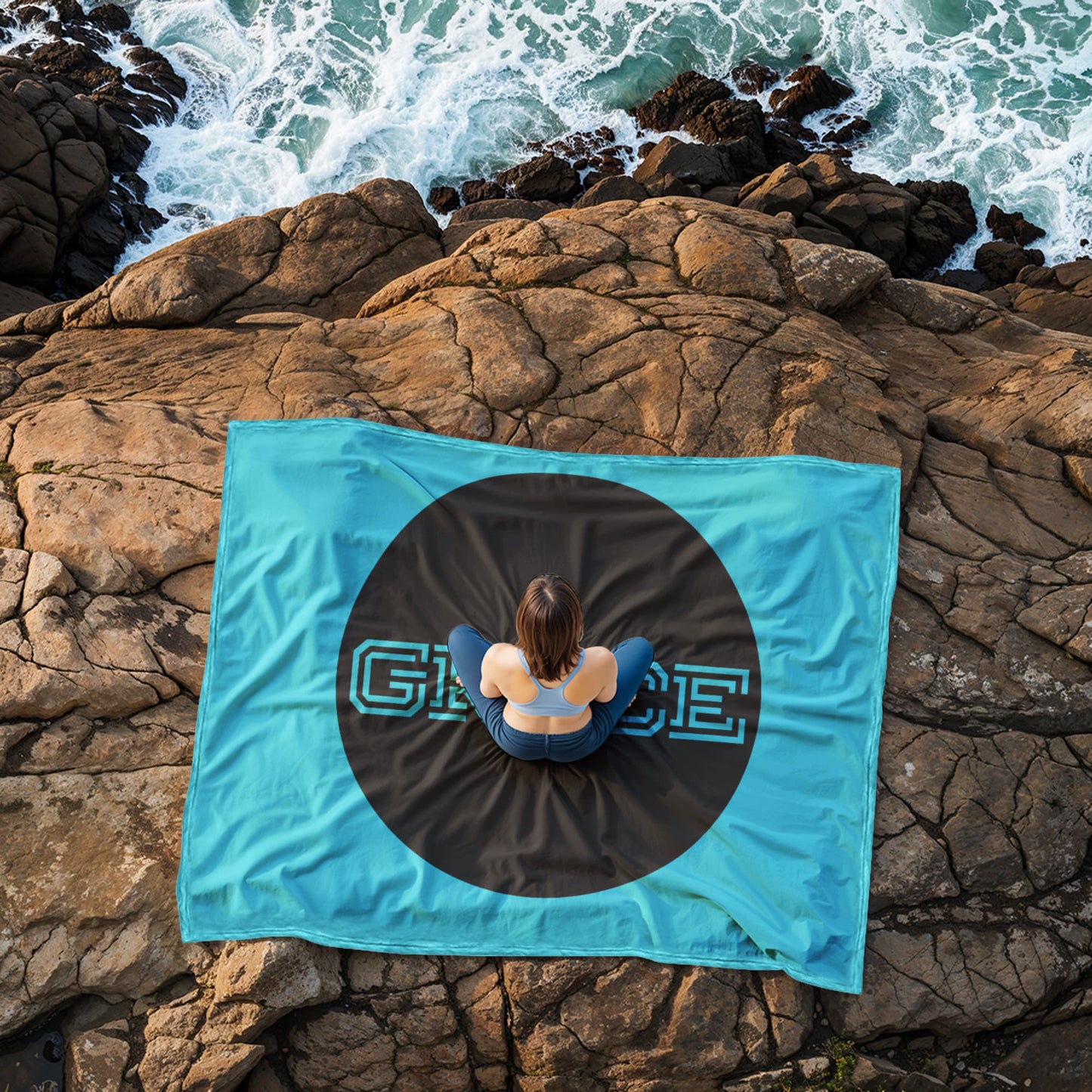 GRACE Coral Fleece Blanket – Gift for Her - Gift for Him