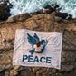 PEACE Coral Fleece Blanket – Gift for Her - Gift for Him