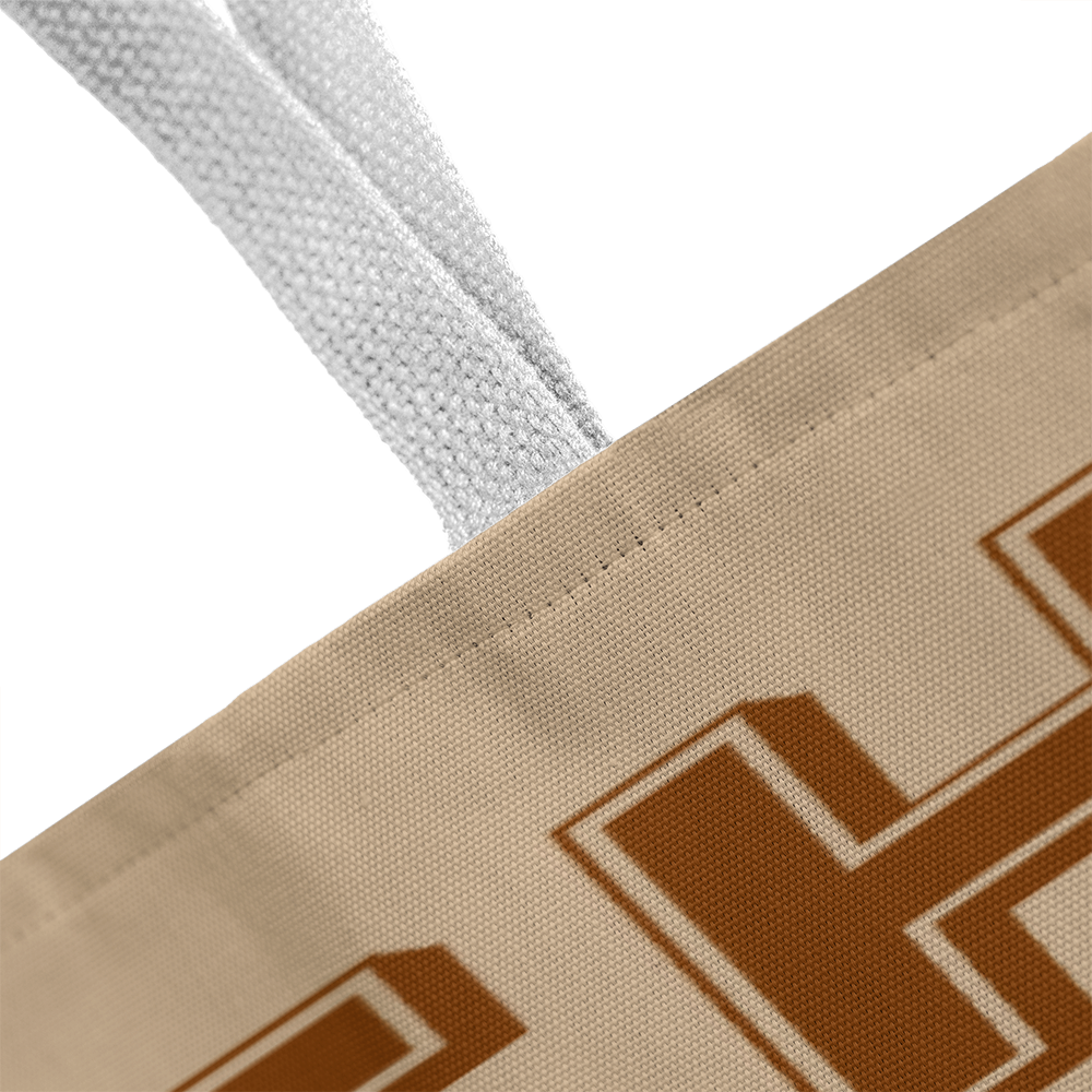 Faith Over Fear (Brown) Classic Tote Bag – Gift for Her - Gift for Him