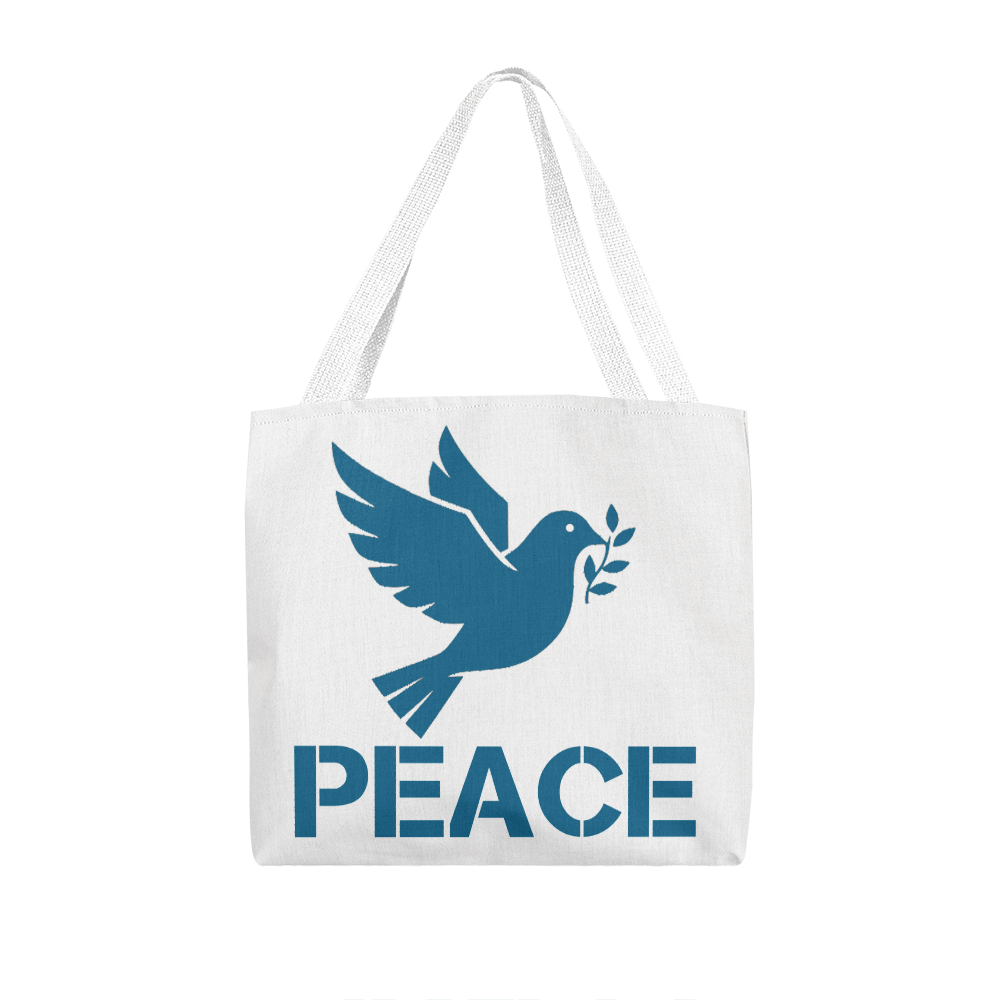 PEACE - Classic Tote Bag - Gift for Her