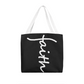 Faith (White) - Classic Tote Bag - Gift for Her - Gift for Him