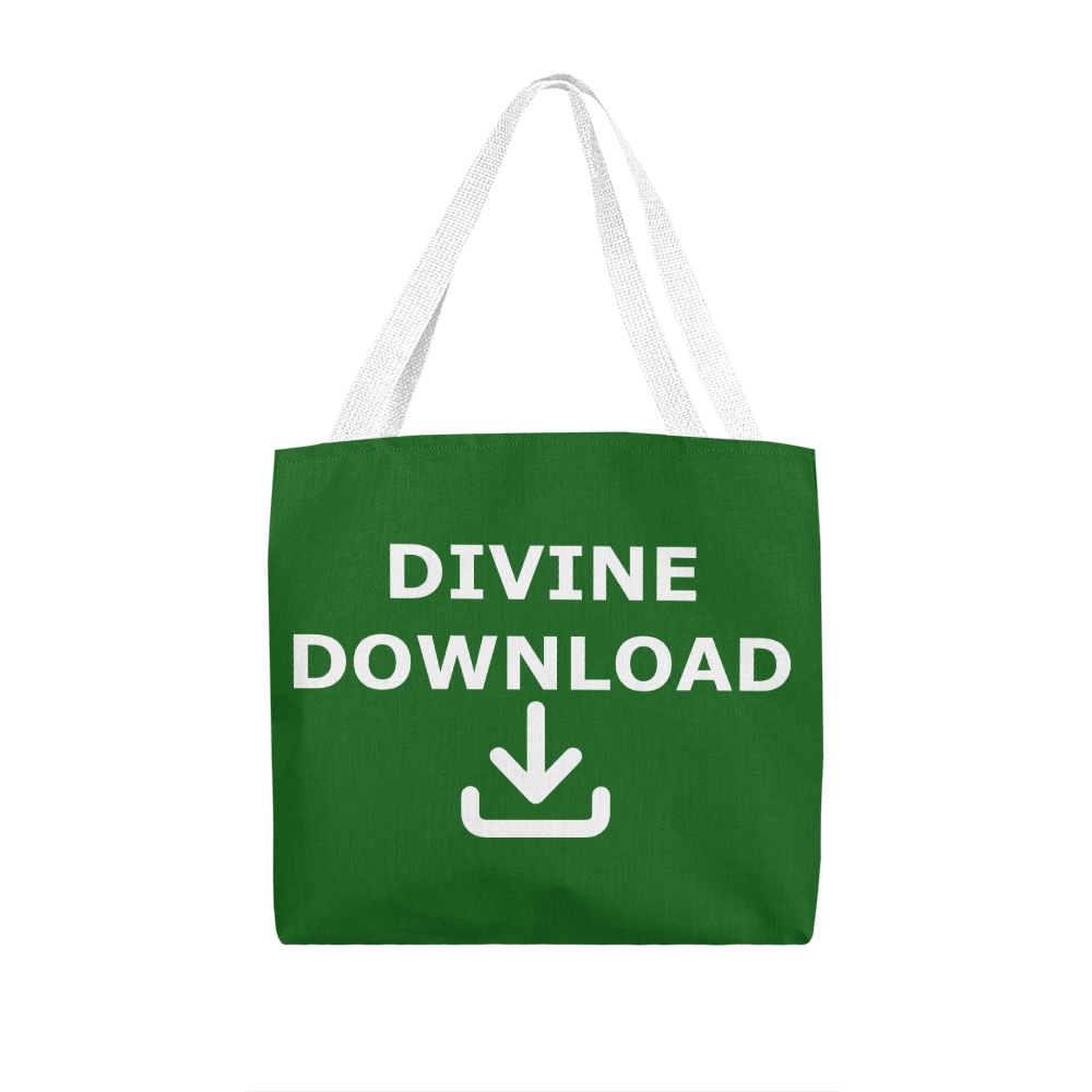 Divine Download - Classic Tote Bag - Gift for Her