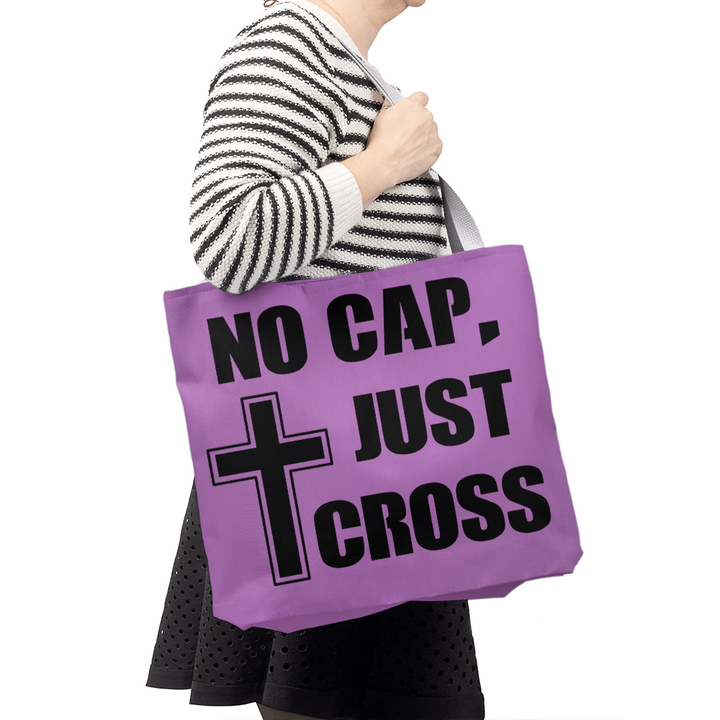 No Cap, Just Cross Classic Tote Bag – Gift for Her
