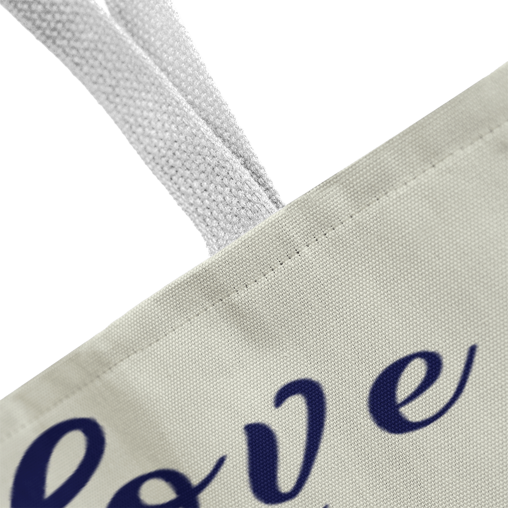 His Love Never Fails – Premium Canvas Tote Bag – Gift for Her