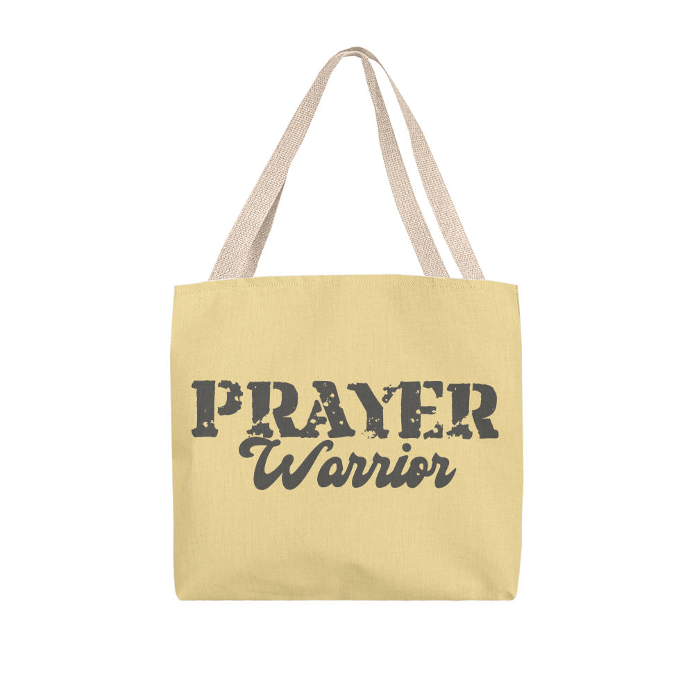 Prayer Warrior - Classic Tote Bag - Gift for Her