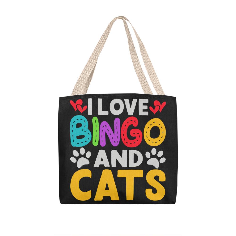 I Love Bingo And Cats – Classic Tote Bag – Gift for Her