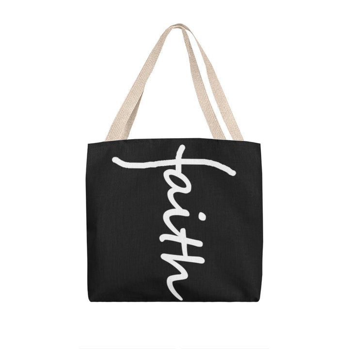 Faith (White) Tote Bag – Gift for Her - Gift for Him