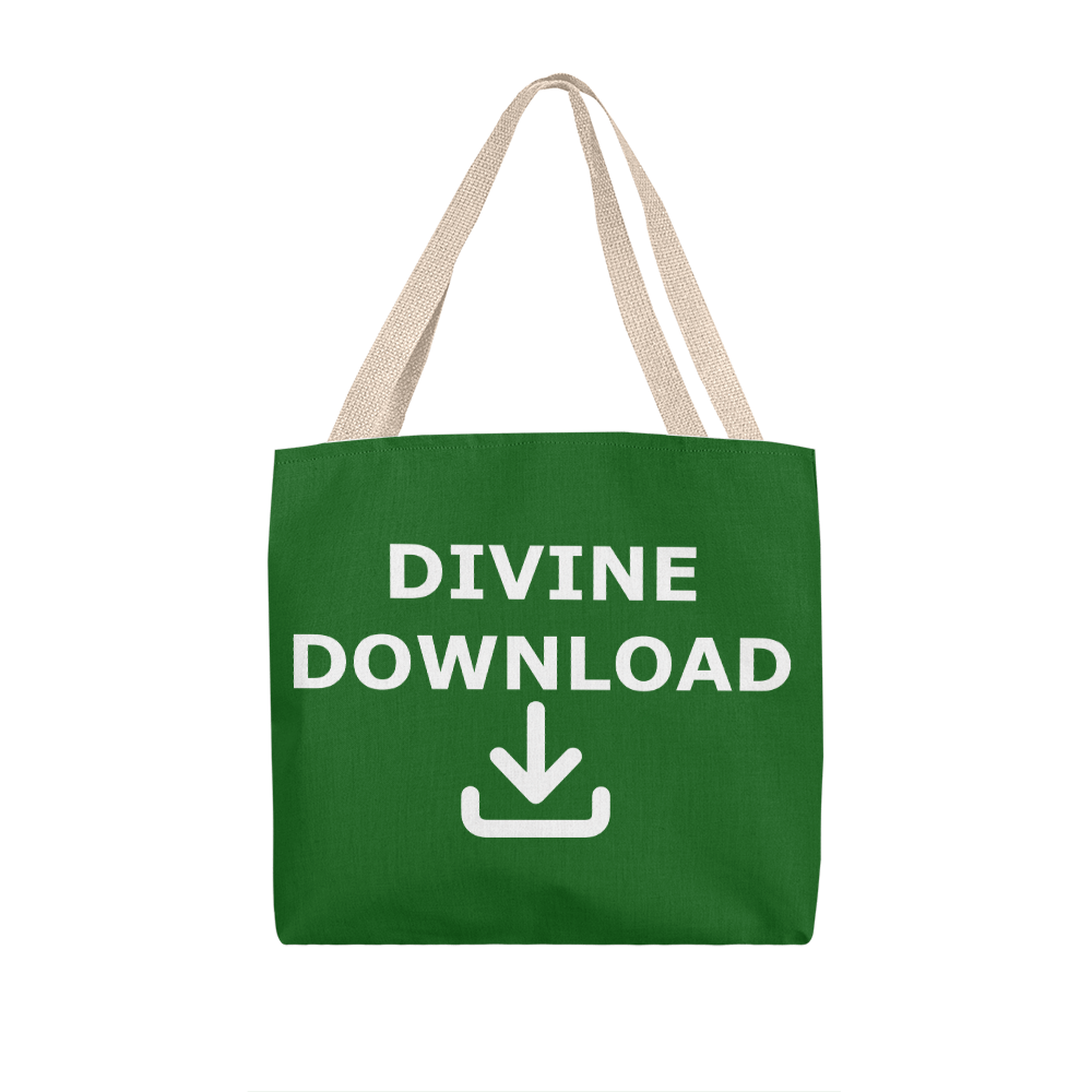 Divine Download - Classic Tote Bag - Gift for Her