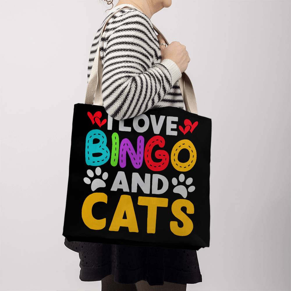 I Love Bingo And Cats - Classic Tote Bag - Gift for Her