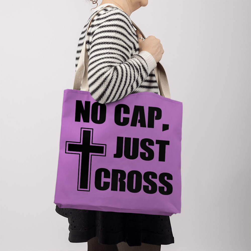 No Cap, Just Cross Classic Tote Bag – Gift for Her