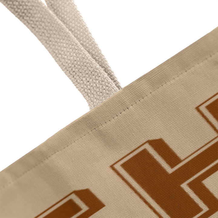 Faith Over Fear (Brown) Classic Tote Bag – Gift for Her - Gift for Him