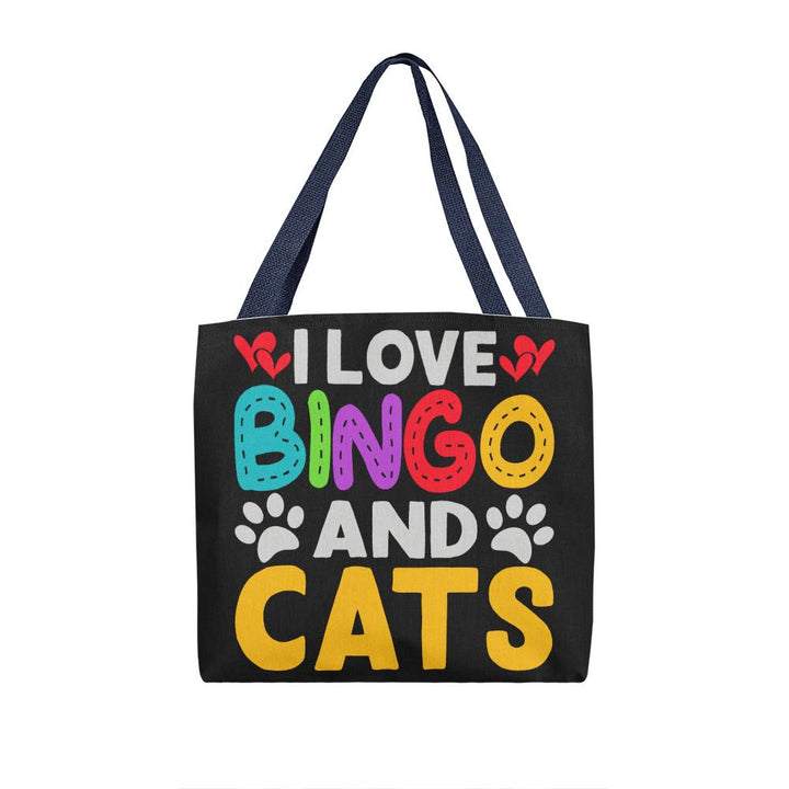 I Love Bingo And Cats – Classic Tote Bag – Gift for Her
