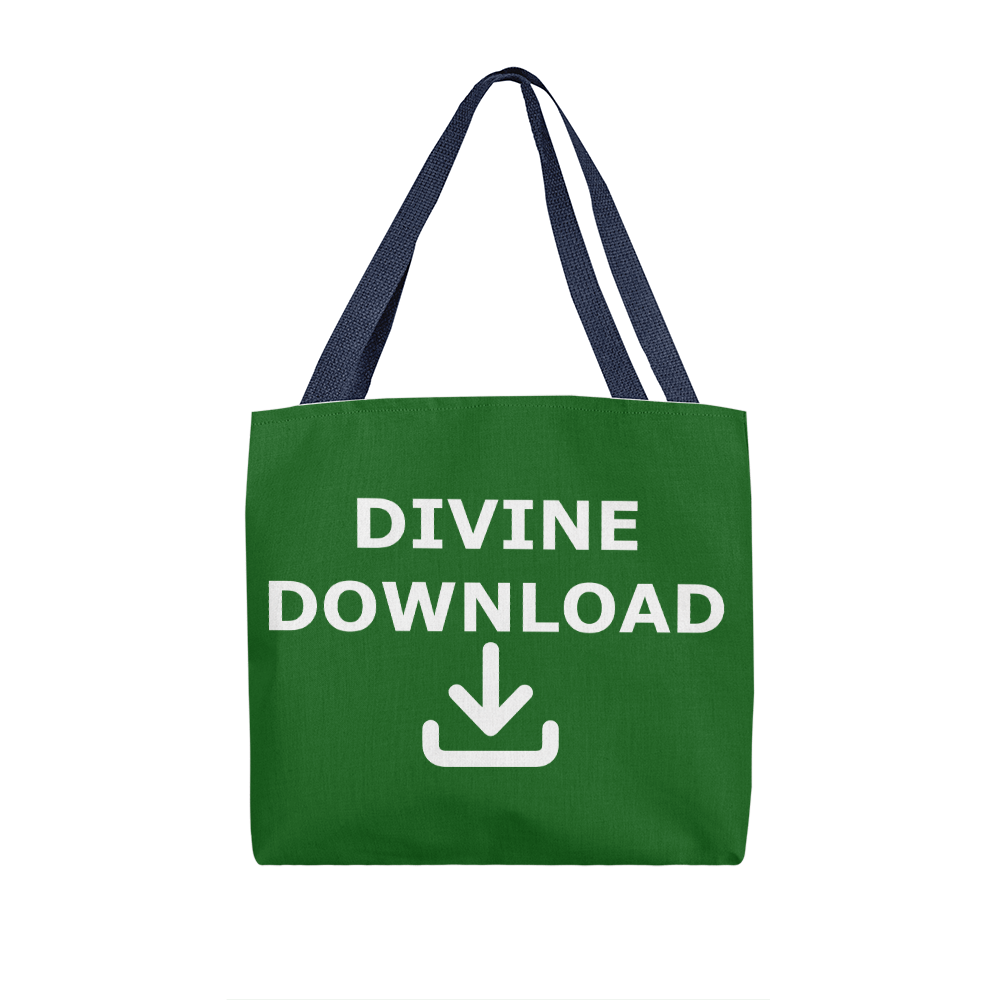 Divine Download - Classic Tote Bag - Gift for Her