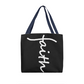 Faith (White) - Classic Tote Bag - Gift for Her - Gift for Him