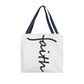 Faith (Black) - Classic Tote Bag - Gift for Her - Gift for Him