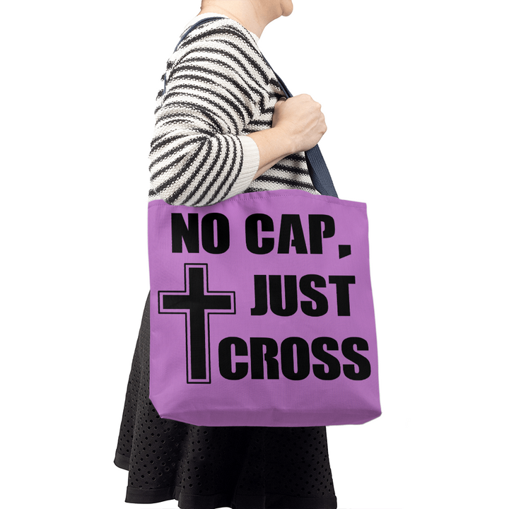 No Cap, Just Cross Classic Tote Bag – Gift for Her