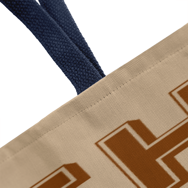 Faith Over Fear (Brown) Classic Tote Bag – Gift for Her - Gift for Him