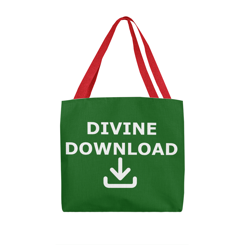 Divine Download - Classic Tote Bag - Gift for Her