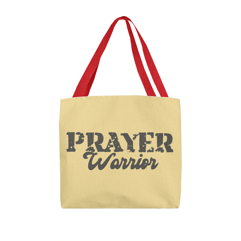 Prayer Warrior - Classic Tote Bag - Gift for Her