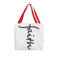 Faith (Black) - Classic Tote Bag - Gift for Her - Gift for Him