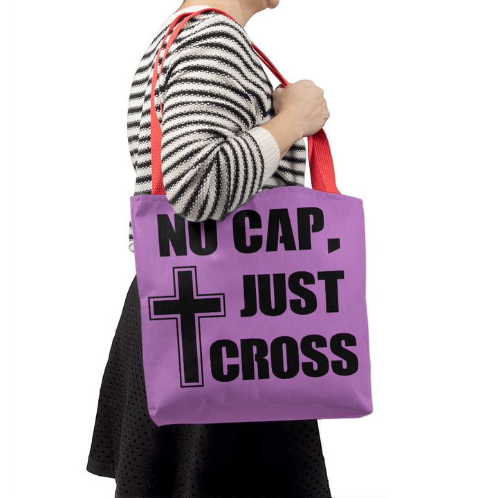 No Cap, Just Cross Classic Tote Bag – Gift for Her