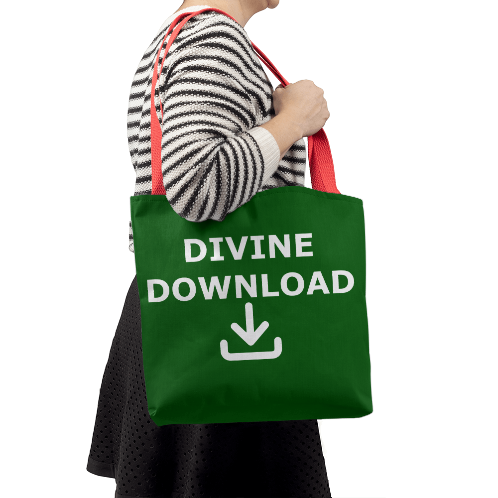 Divine Download - Classic Tote Bag - Gift for Her