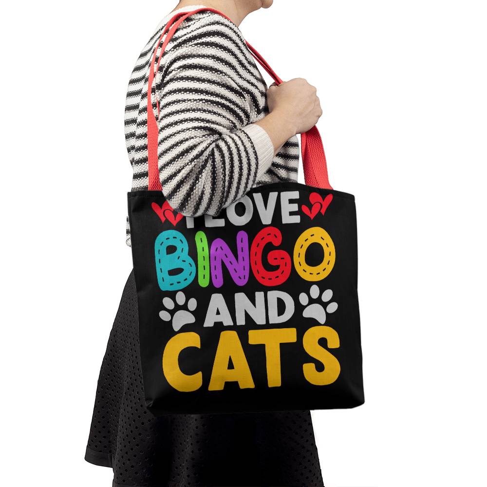 I Love Bingo And Cats - Classic Tote Bag - Gift for Her