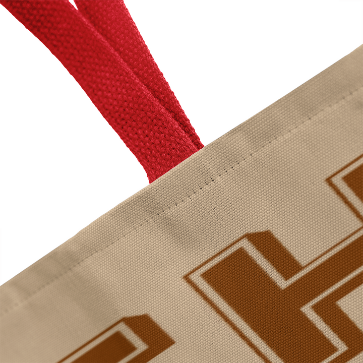 Faith Over Fear (Brown) Classic Tote Bag – Gift for Her - Gift for Him