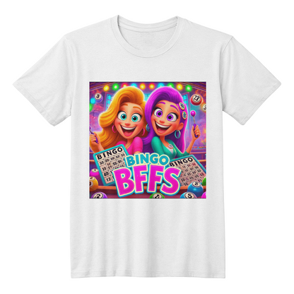 Bingo BFFS 2 - Bella + Canvas 3001 Unisex T-Shirt Front Print - Gift for Her