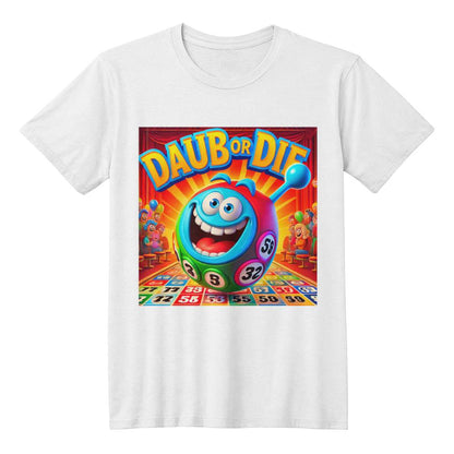 Daub Or Die - Bella + Canvas 3001 Unisex T-Shirt Front Print - Gift for Her - Gift for Him