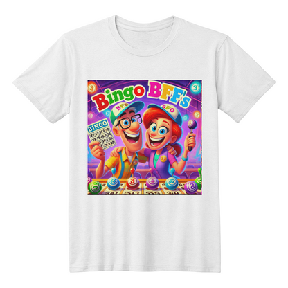 Bingo BFFS 1 - Bella + Canvas 3001 Unisex T-Shirt Front Print - Gift for Her - Gift for Him